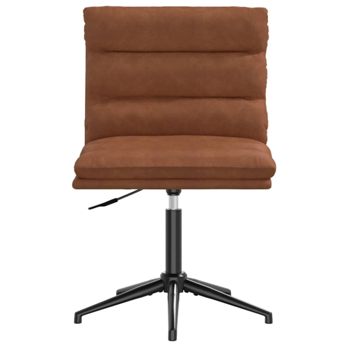vidaXL Dining Chair Brown Faux Leather