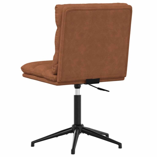 vidaXL Dining Chairs 2 pcs Brown Faux Leather