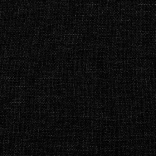 Chaises de salle à manger vidaXL, tissu noir, 2 pièces