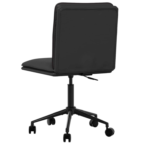 vidaXL Dining Chairs 2 pcs Black Faux Leather