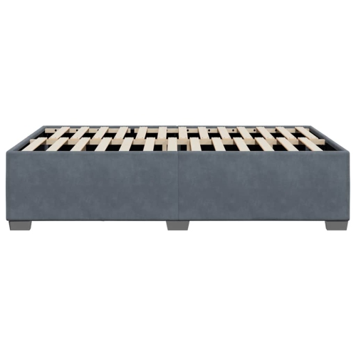 vidaXL Bed Frame without Mattress Dark Grey&nbsp;Full Velvet