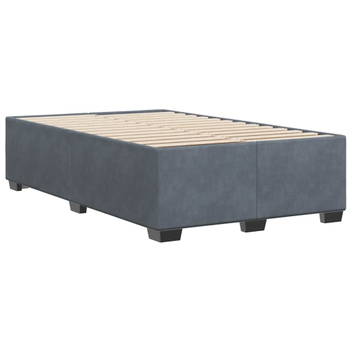 vidaXL Bed Frame without Mattress Dark Grey&nbsp;Full Velvet
