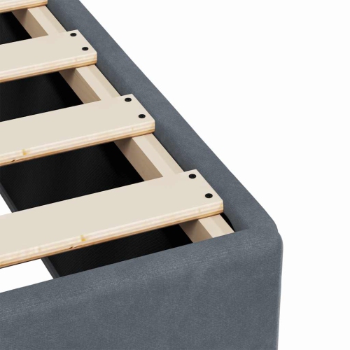 vidaXL Bed Frame without Mattress Dark Grey&nbsp;Full Velvet