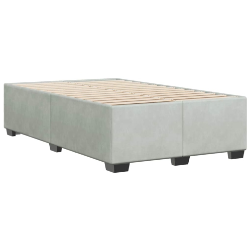 vidaXL Bed Frame without Mattress Light Grey&nbsp;Full Velvet