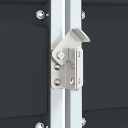 vidaXL Wheelie Bin Storage for Double Bins Anthracite 144x81x113 cm Steel