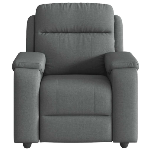 Fauteuil inclinable vidaXL, tissu gris foncé