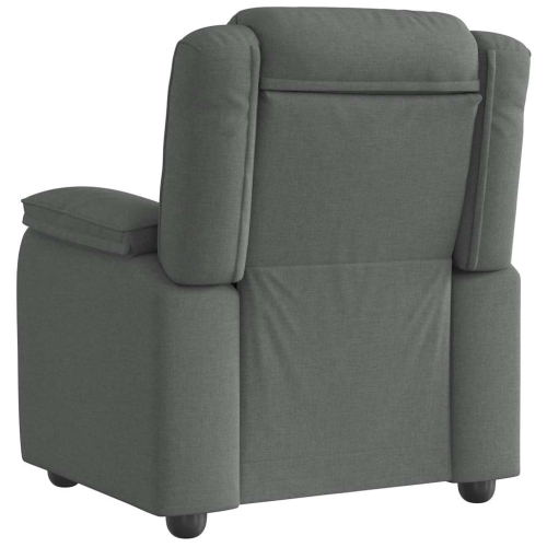 Fauteuil inclinable vidaXL, tissu gris foncé