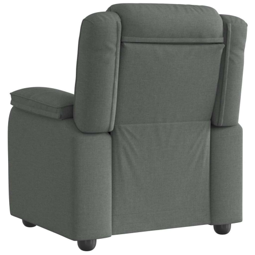 Fauteuil inclinable vidaXL, tissu gris foncé