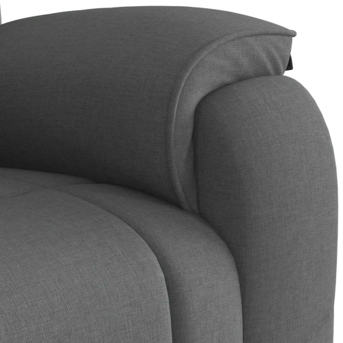 Fauteuil inclinable vidaXL, tissu gris foncé
