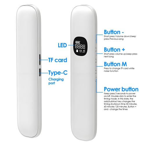 Pillow Speaker Bone Conduction Stereo Bluetooth Wireless Music Sleep Headphones Support iOS/Android for Deep Sleeping