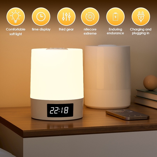 Remote Control Night Light Rechargeable Table Lamp Bedroom Bedside Lamp Touch Baby Feeding Eye Protection Confinement Sleep Lamp