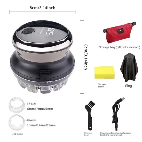 Washable Automatic Hair Clipper Rotary Men's Hair Trimmer Barber