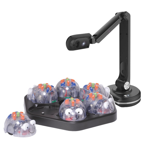 TTS  Blue-Bot Coding Robot Toy Classroom Pack \w Docking Station & Free Joyusing V500S 8Mp Document Camera, Kids Educational Programming Classroom &