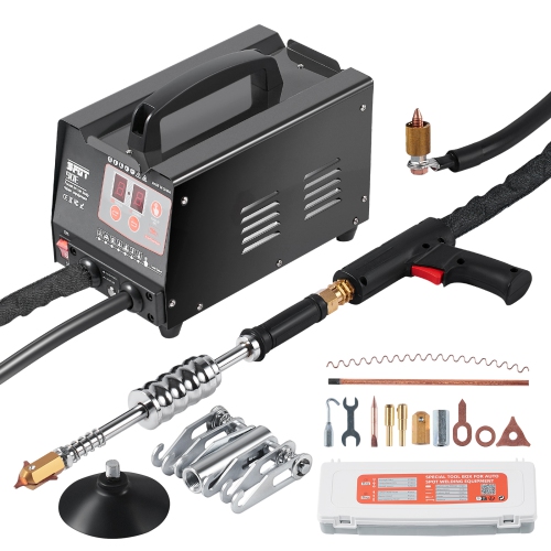 VEVOR 220V 3KW Stud Welder Dent Repair Kit, Spot Welder Dent Puller with Welding & 7 Versatile Modes, Auto Body Spot Welding Dent Puller Machine for