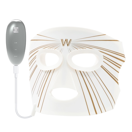 MYACUC  Near-Infra Light +7 Colors Light Facial Mask Light Therapy Mask for Skin Moisturizing, Smoothening, Oil Control In Red