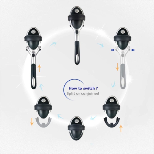 3-in-1 Massager Handheld Full Body Electric Massager Percussion Machine Back Infrared Heating Rod