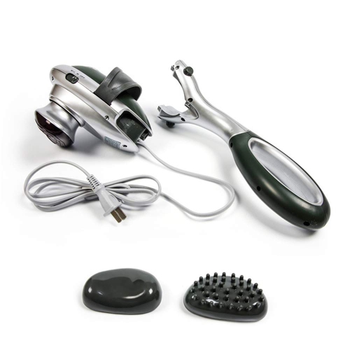 3-in-1 Massager Handheld Full Body Electric Massager Percussion Machine Back Infrared Heating Rod