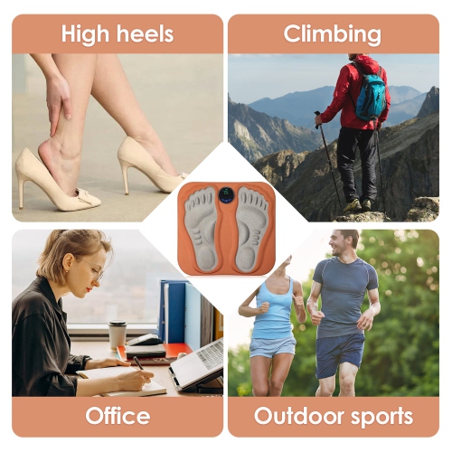 Pulse Foot Massager 3D Massage Foot Pad EMS Micro-Current Foot Massage Pad for Relieving Fatigue