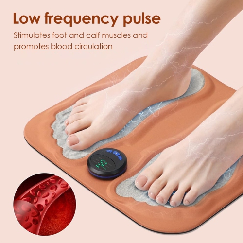 Pulse Foot Massager 3D Massage Foot Pad EMS Micro-Current Foot Massage Pad for Relieving Fatigue