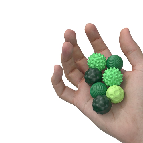 Fidget Ball Toys, 8 Pieces Silicone Sensory Stress Relief Toys for Office or Travel