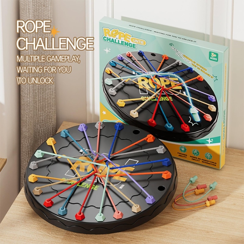 Unravel the Rope Toys, Fun Family Game with Multiple Difficulty Levels, Stress Relief Toy, Good for Parties and Travel