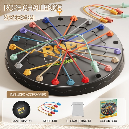 Unravel the Rope Toys, Fun Family Game with Multiple Difficulty Levels, Stress Relief Toy, Good for Parties and Travel