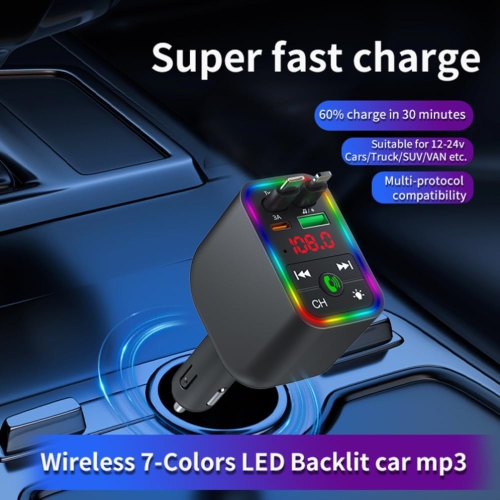 Chargeur pour l'auto, récepteur MP3 pour l'auto Bluetooth, lecteur de musique sans perte, système de navigation, téléphone mains libres