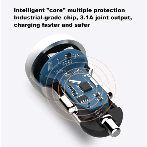 120W Super Fast Car Charger – Intelligent Digital Display, Six-fold Safety Protection, Plug and Play, Compact and Lightweight, Universal Compatibility