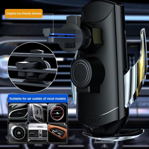 15&nbsp;W – Support de téléphone de voiture à chargement rapide, adsorption puissante de l'aspirateur, rotation à 360°, convient à tous les