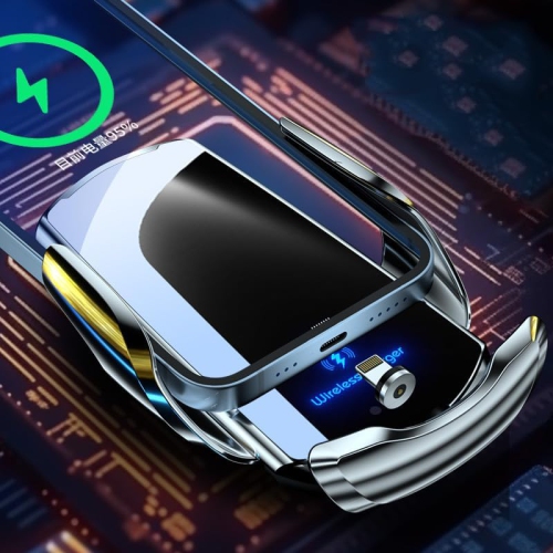 15 W – Support de téléphone de voiture à chargement rapide, adsorption puissante de l'aspirateur, rotation à 360°, convient à tous les