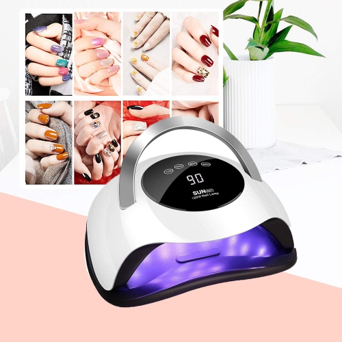 120W UV Lamp LED Nail Dryer Fast Curing Lamp for Nail Polishing and Nail Phototherapy Automatic Sensor