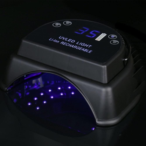 64w rechargeable nail phototherapy machine quick drying nail phototherapy machine baking lamp uvled phototherapy lamp