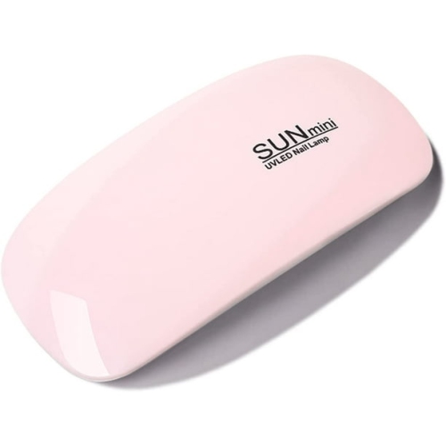 UV LED Nail Lamp 6W Power Professional Gel Polish 6 Double Lamp Beads Nail Lamp, Light Therapy Lamp - Pink