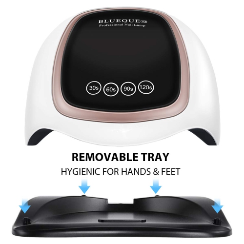 168W UV LED Nail Lamp, Wekin Nail Dryer, 4 Timers, Professional UV Gel Nail Lamp, Gel Nail Lamp, Gel Curing Maximum Power Machine, Nail Lamp