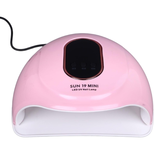 Mini 72&nbsp;W – Lampe à ongles LED UV, séchoir intelligent, séchoir semi-permanent, art à ongles adapté à tout le gel rose durcissant