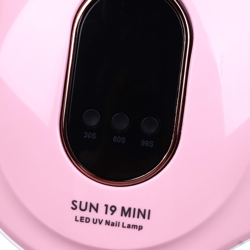 Mini 72 W – Lampe à ongles LED UV, séchoir intelligent, séchoir semi-permanent, art à ongles adapté à tout le gel rose durcissant
