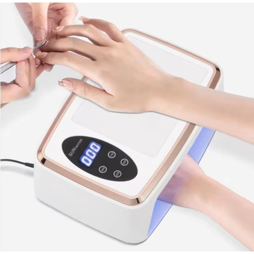 Nail lamp hand pillow light therapy lamp double-hand nail art baking lamp uv curing lamp high power 380W