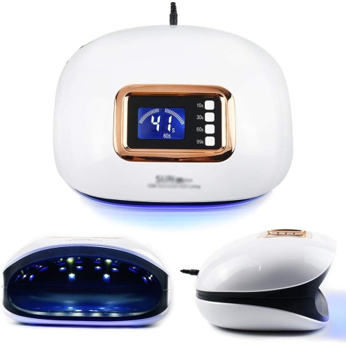 LED nail lamp two hand lamp nail dryer manicure nail polish automatic sensor voice time display with 36 LEDs