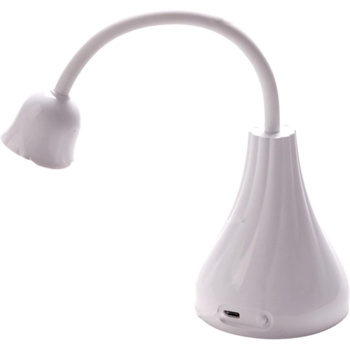 Nail Art Lamp Nail Polish Curing Lamp 6pcs LED 360 Degree Rotating Rose Pattern Home Salon