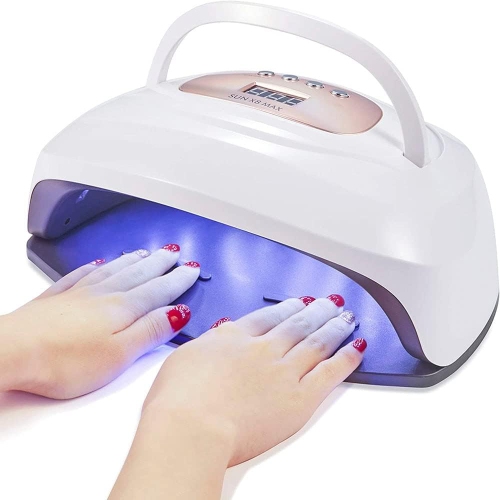 Vernis à ongles Nail Art Phototherapy Machine 120w Lampe à ongles UV LED portative pour vernis à ongles Gel de Curing Manucure professionnelle