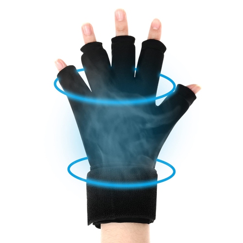 Finger Arthritis Compression Ice Glove,Adjustable Wrist Strap Hand Wrist Ice Pack Hot & Cold Therapy Gel Pack for Pain Relief