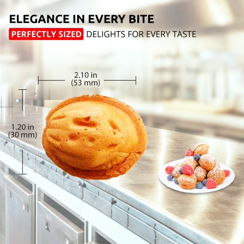 AP-451 Walnut Crisp Maker | Walnut Sweet Cake | 10 Pcs | Nonstick | 110V