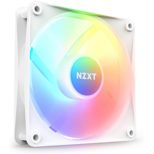 Image 1 of 6.. NZXT F120 RGB Core - 120mm Hub-Mounted RGB Fan with PWM Control and CAM Software - White