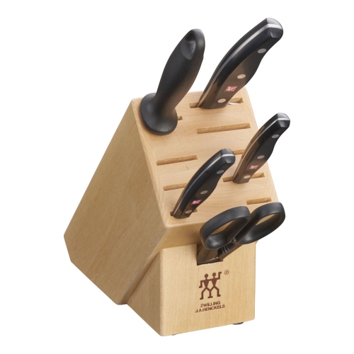 ZWILLING TWIN Signature 6 Piece Knife Block Set, Nature