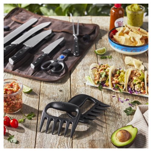 HENCKELS Forged Accent Knife Roll Set 9 Piece