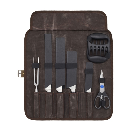 HENCKELS Forged Accent Knife Roll Set 9 Piece