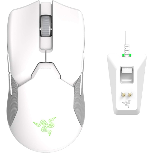 Image 1 of 6.. Refurbished - Razer Razer Viper Ultimate Wireless Optical Gaming Mouse (20K DPI Optical Sensor) with Charging Dock - Mercury