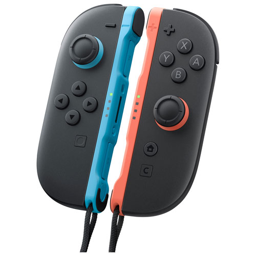 Image 1 of 10.. Nintendo Switch 2 Left and Right Joy-Con 2 Controllers - Light Red/Light Blue