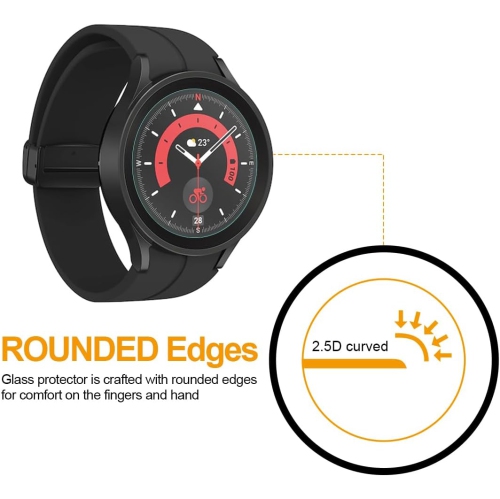 (3 Pack) Designed for Garmin Instinct 2X Solar Tempered Glass Screen Protector, Anti Scratch, Bubble Free