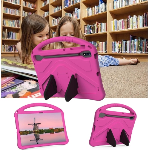 Kids Case Compatible with Samsung S9 FE+/S7 FE 12.4 inch, Shockproof Cover with Handle Stand Lightweight